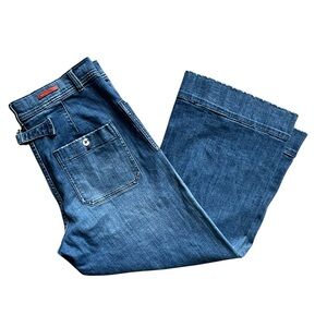 Pilcro and the Letterpress Blue Flare Jeans